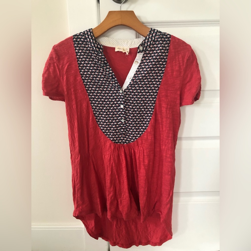 Anthropologie Henley top